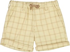 Wheat  shorts Holger - Buttermilk check